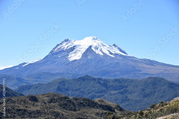 Obraz Antisana, the fourth highest peak in Ecuador