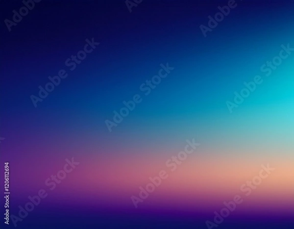 Obraz 夜明けの空色のグラデーション