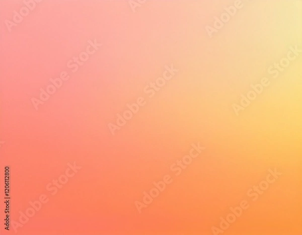 Obraz 桃色ピンクと黄色の柔らかいグラデーション