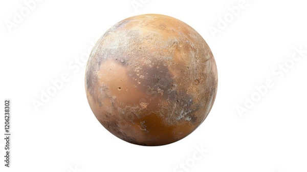 Fototapeta 
Mars planet on transparent background