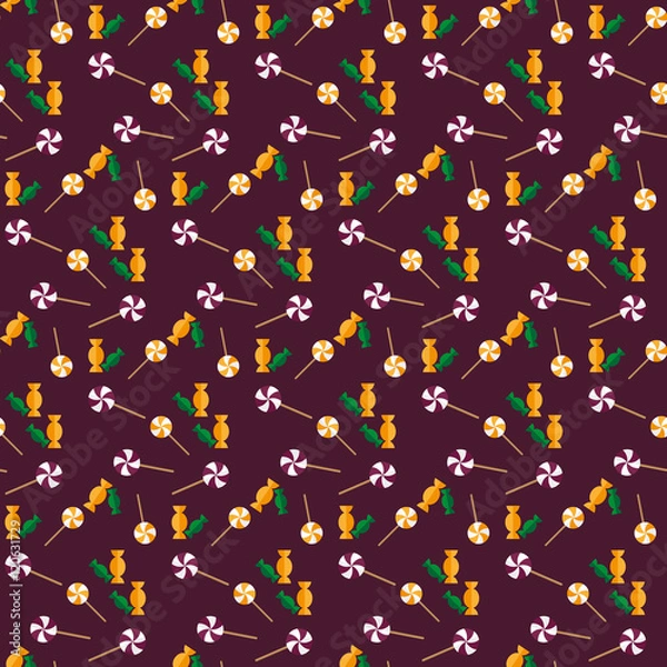 Fototapeta Halloween vector pattern.