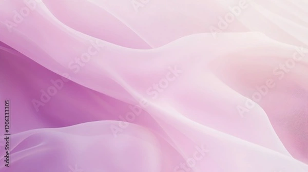 Fototapeta A soft abstract gradient background.combining pastel shades of pink and lavender.creating a gentle and soothing effect.ideal for beauty and wellness advertisements