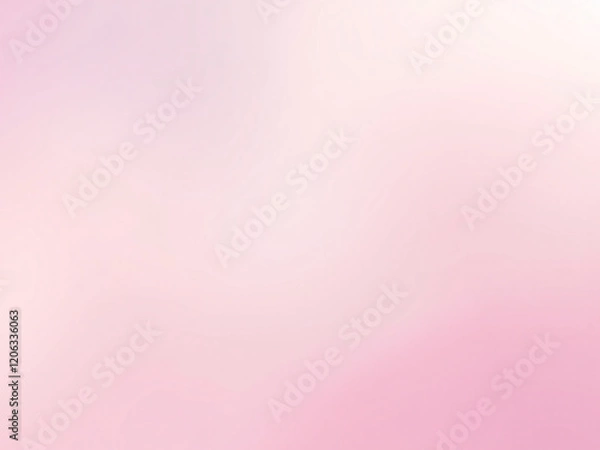 Fototapeta Gradient pink-white background, soft transition.