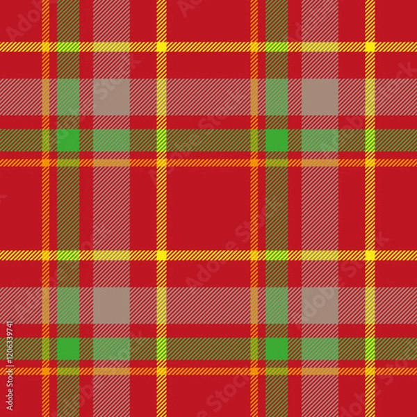 Fototapeta Scottish seamless pattern check. Can be used as a plaid or print