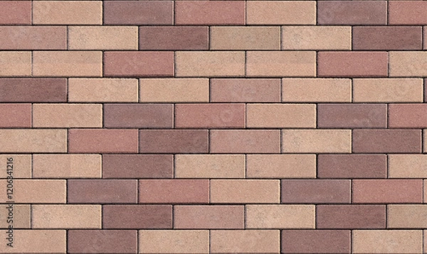 Fototapeta シームレス煉瓦舗装素材