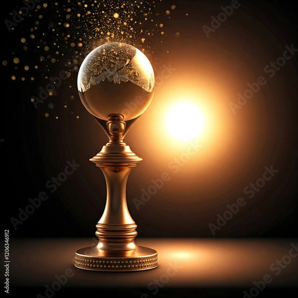 Fototapeta Abstract ornament lit from behind