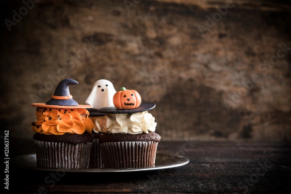Obraz Śmieszne ciasta na Halloween