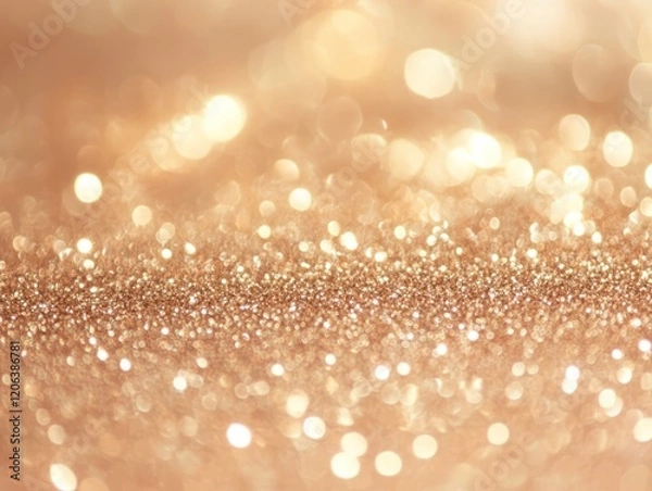 Fototapeta Sparkling gold glitter background texture