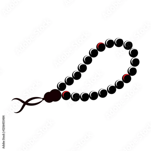 Obraz tasbih logo template simple