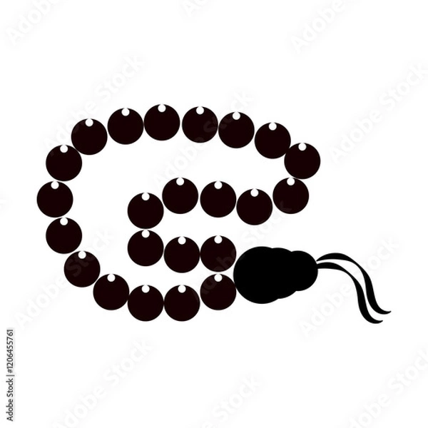 Obraz tasbih logo template simple