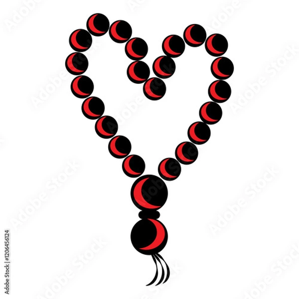 Obraz tasbih logo template simple
