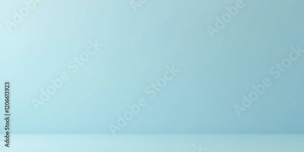 Fototapeta Pastel Blue Studio Backdrop A Clean, Simple, and Versatile Background for Product Displays and Design Projects