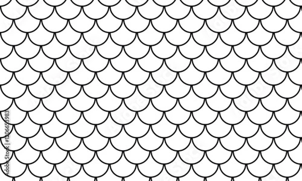 Fototapeta abstract trendy fish scale pattern perfect for background.