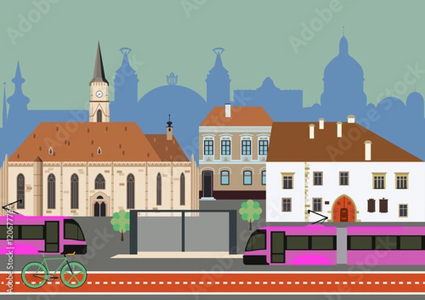 Obraz Urban public transport