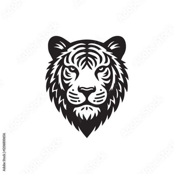 Obraz tiger head vector