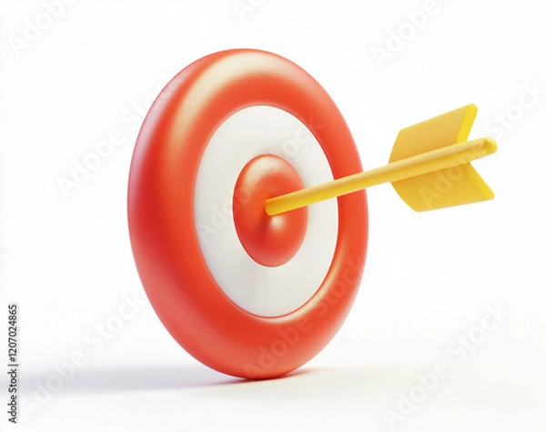 Fototapeta target and arrow