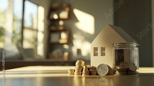 Obraz Saving for a house