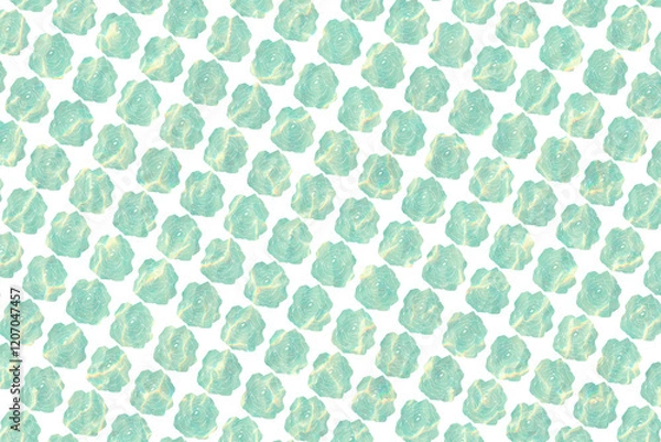 Fototapeta Seamless pattern with flowers