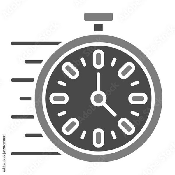 Fototapeta Fast time Icon