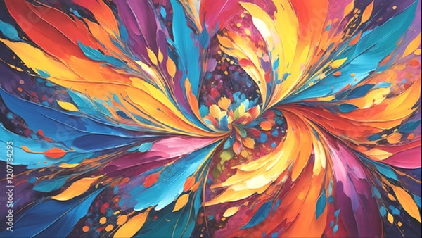 Obraz abstract fractal background