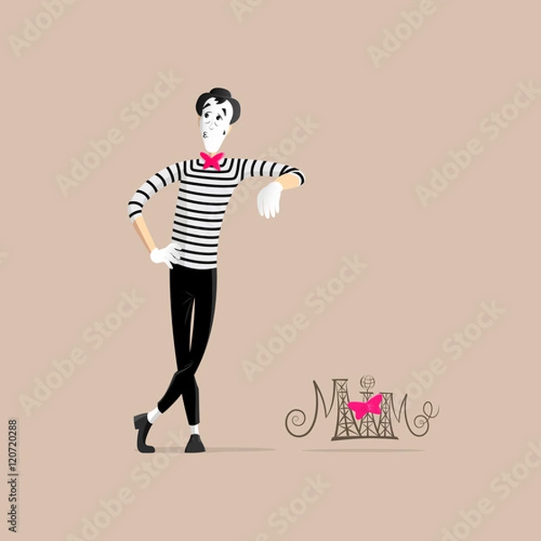 Obraz Mime performance