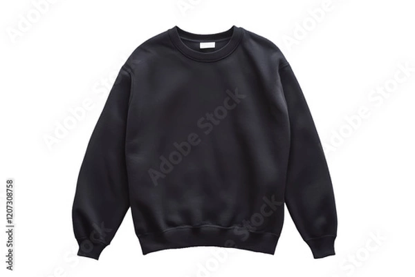 Obraz Sweater black isolated on transparent background.