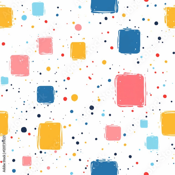 Obraz A seamless pattern designed in an Eastern style, Seamless design allows for a perfectly continuous pattern with no visible seams.