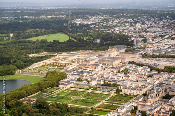 Obraz Aerial view - Versailles

