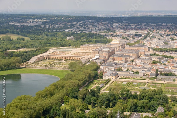 Obraz Aerial view - Versailles
