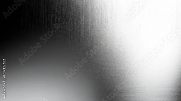 Fototapeta Black gray gradient backdrop abstract metallic texture illuminated area