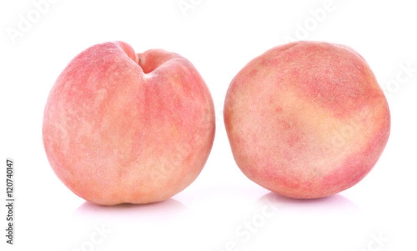 Obraz Peach white background