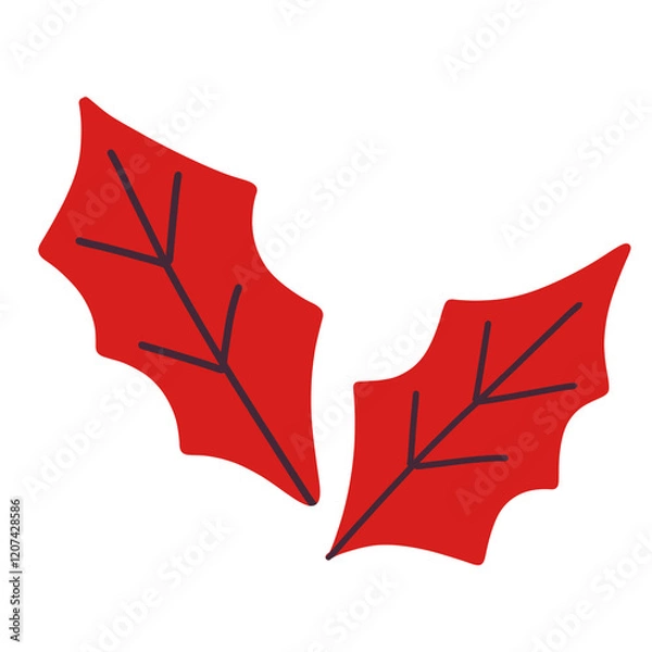 Obraz Red maple leaf