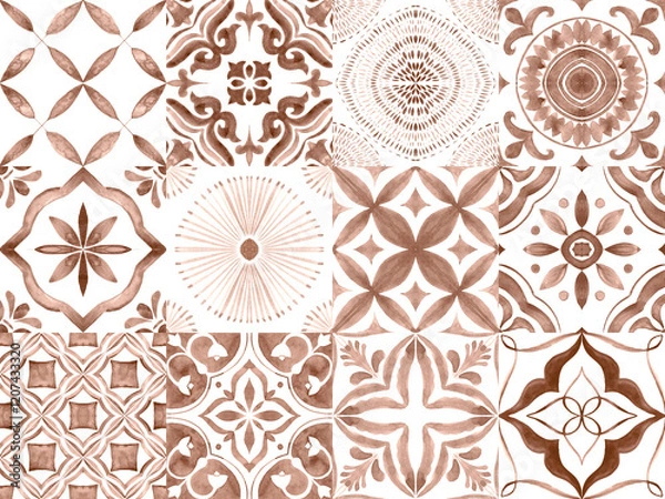 Obraz Mocha Azulejos Tile Collection