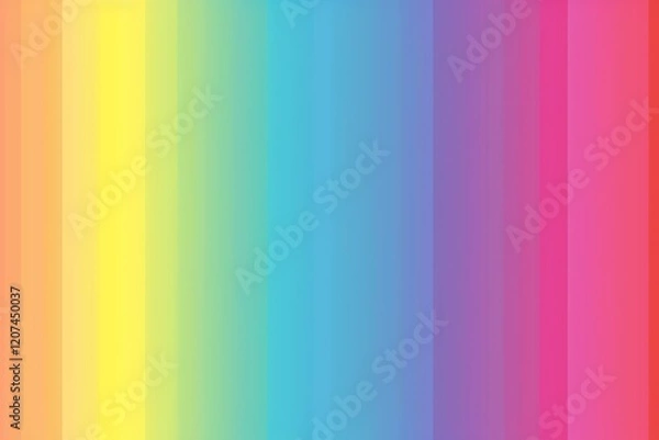 Fototapeta Vertical Rainbow Gradient Color Stripe Background