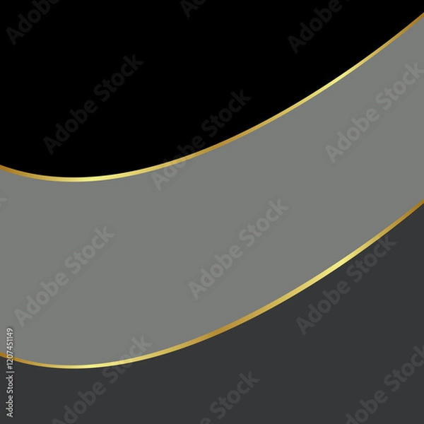 Obraz Black & Gray Wave Style Background