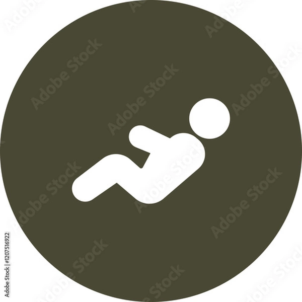 Obraz Sit Ups Vector Icon Design