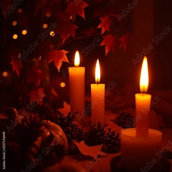 Obraz christmas candles