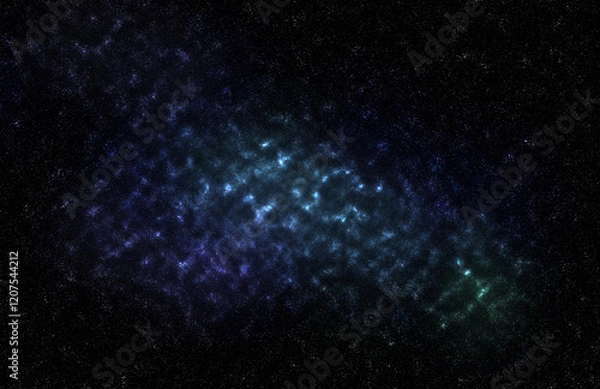 Obraz Nebula galaxy universe background cosmic object illudtrstion graphic