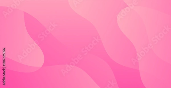 Fototapeta Abstract design featuring a soft pink gradient background with modern geometric patterns, creating an elegant and stylish composition. Perfect for digital artwork and creative projects.