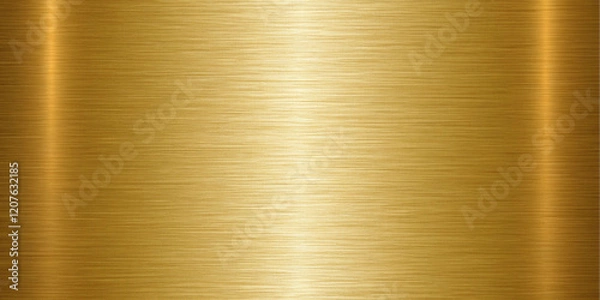 Fototapeta Shiny brushed gold texture bend carve cloth background