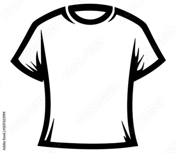 Obraz Simple shirt icon illustration vector.