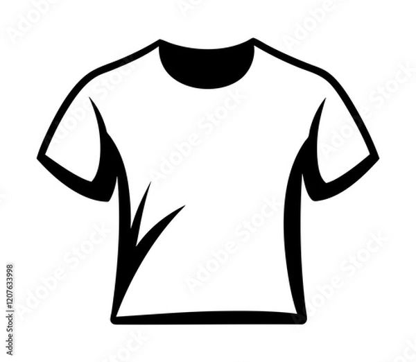 Obraz Simple shirt icon illustration vector.