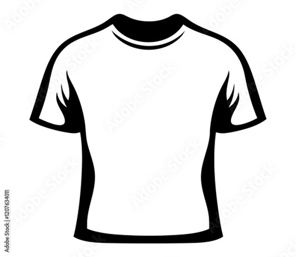 Obraz Simple shirt icon illustration vector.