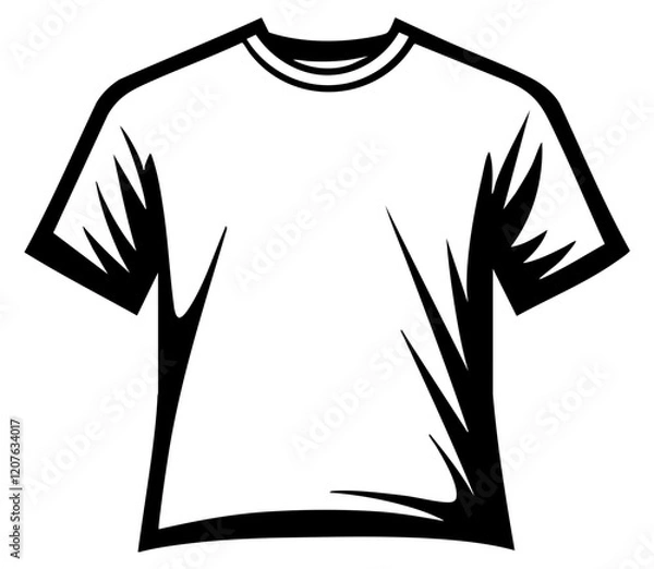 Obraz Simple shirt icon illustration vector.