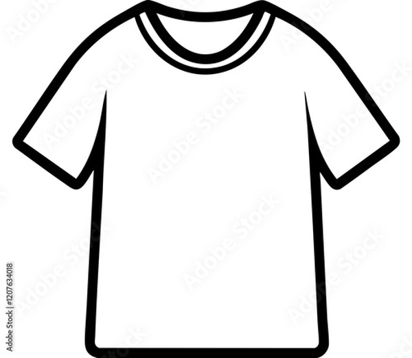 Obraz Simple shirt icon illustration vector.