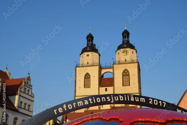 Fototapeta Stadtkirche Wittenberg