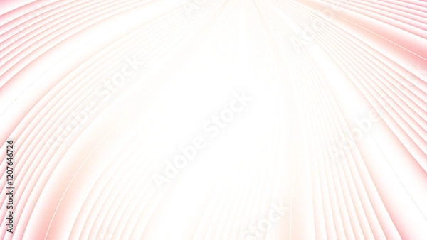Fototapeta Elegant abstract background with soft light radial lines in peach tones