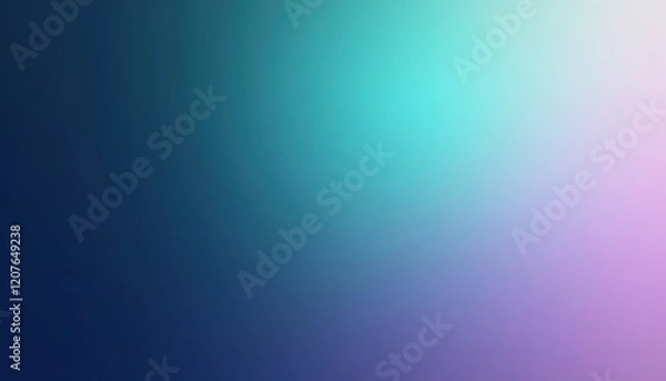 Fototapeta Gradient background with a glowing blue and purple metallic finish