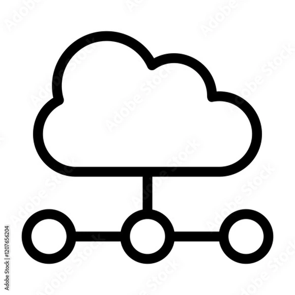 Fototapeta Cloud Computing Icon