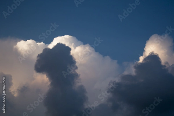 Obraz Dramatic sky with stormy clouds